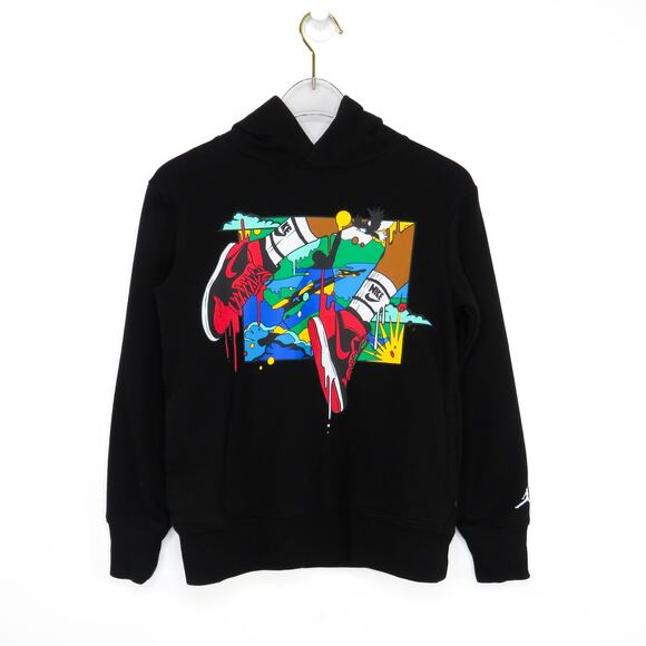 Jordan Jumpman Kids Graphic Hoodie Sweatshirt Boy's Medium M (8-10) - Picture 1 of 7
